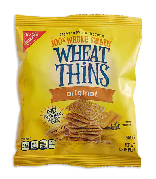 RightOnTrek Wheat Thins Crackers for adding to backcountry meals