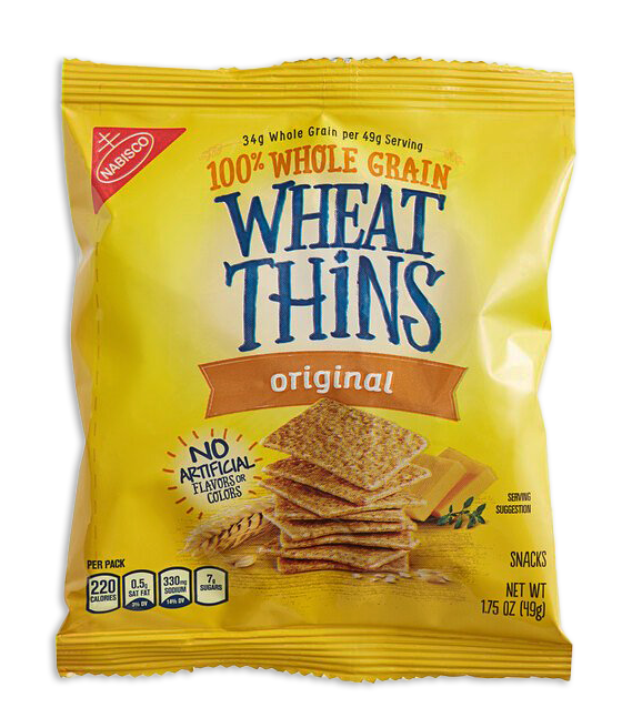 RightOnTrek Wheat Thins Crackers for adding to backcountry meals