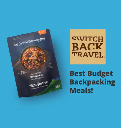 Awarded Best Budget Backpacking Meals by Switch Back Travel