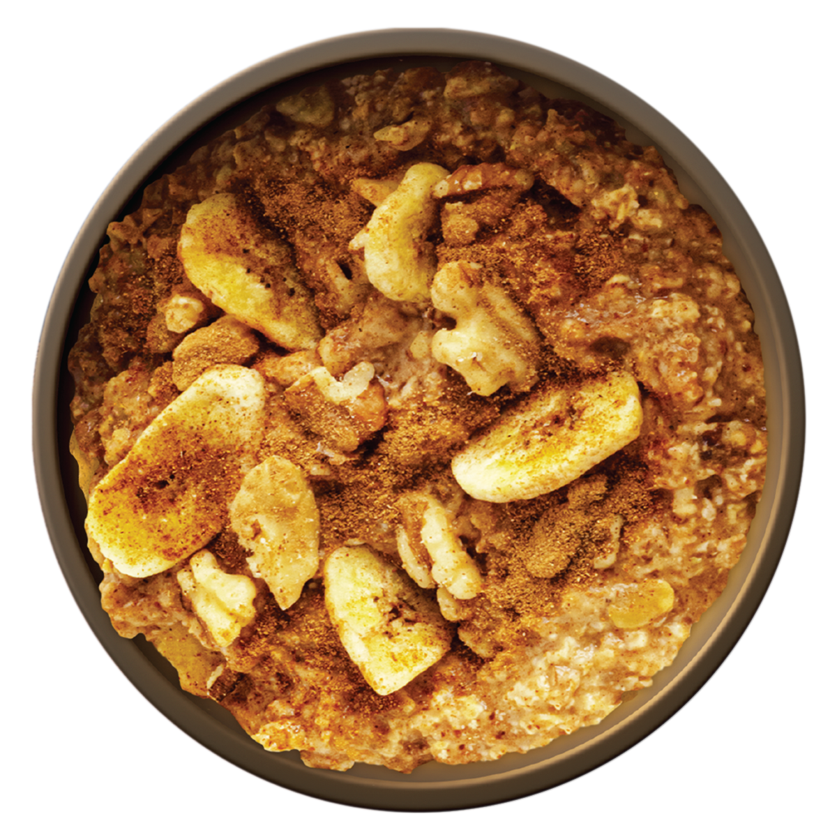 RightOnTrek banana bread oatmeal meal in bowl