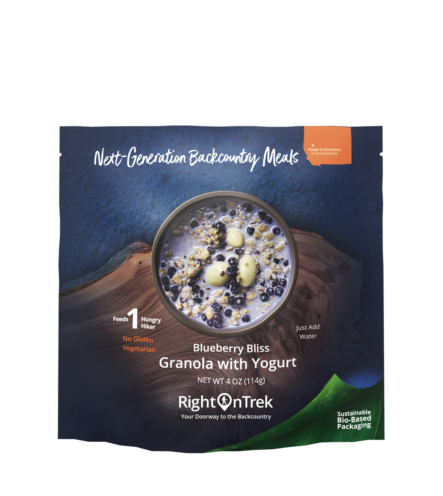 Blueberry Bliss Granola with Yogurt