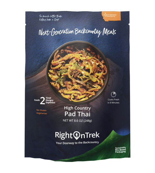 RightOnTrek high country pad thai feeds 2 people