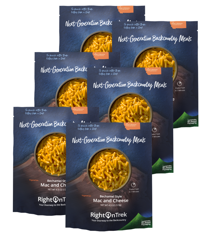RightonTrek reserved mac and cheese backcountry meal bundle
